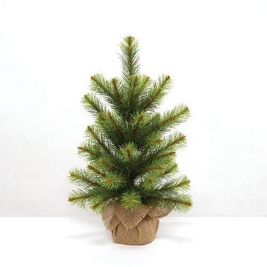 Empire Pine Tree w Burlap Base 24 - The Fox Decor